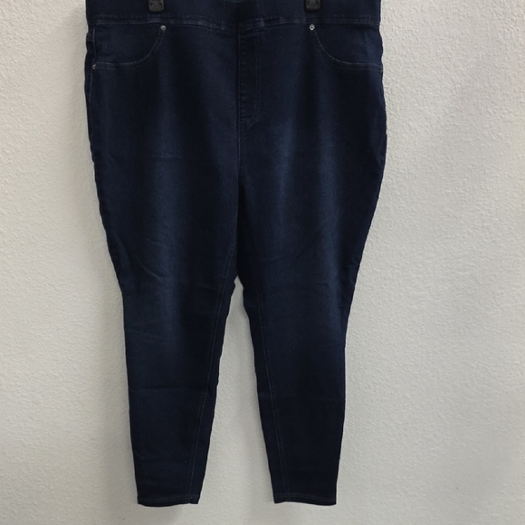 Terra & Sky Blue Skinny Stretch Jeggings - Picture 2 of 8